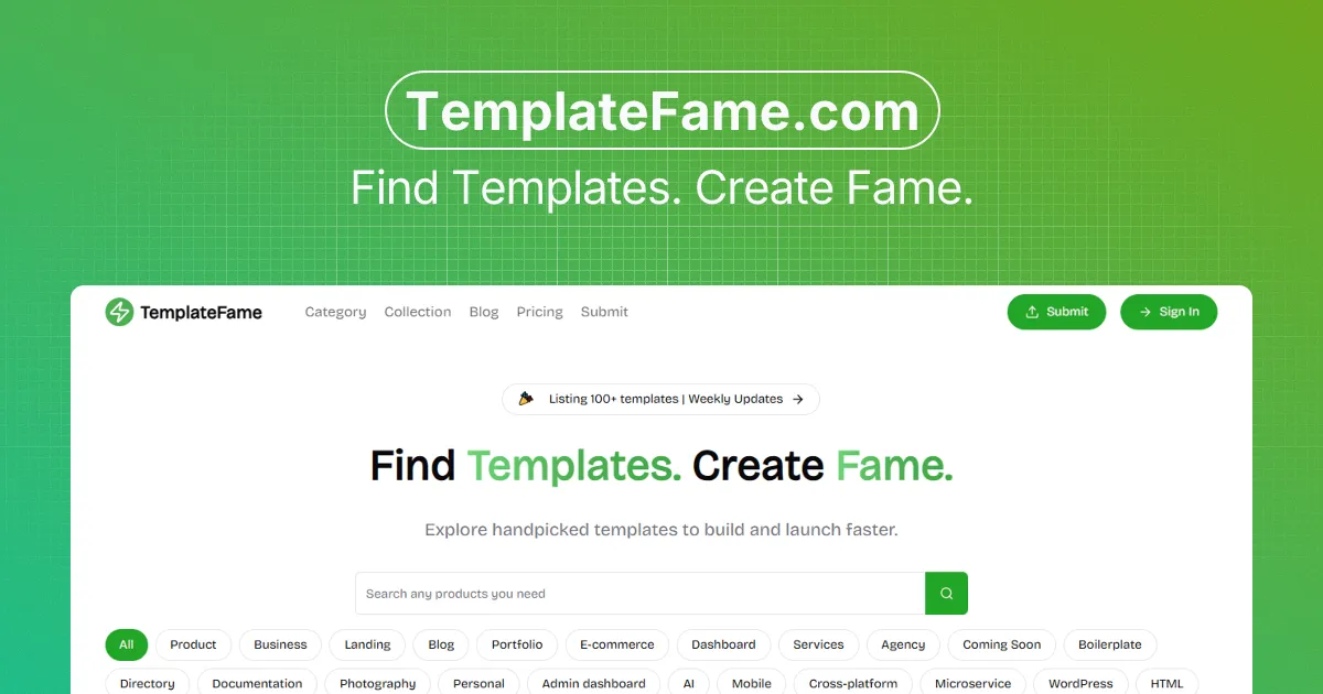 TemplateFame image