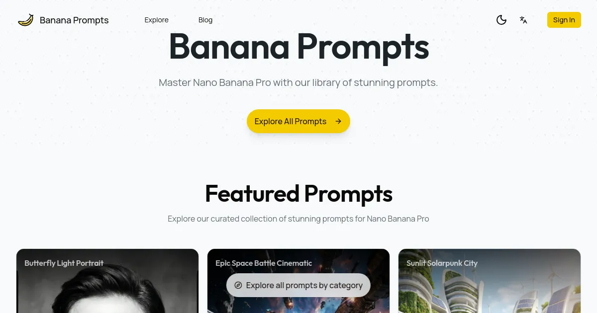Banana Prompts image