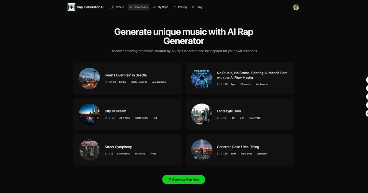 Rap Generator AI image