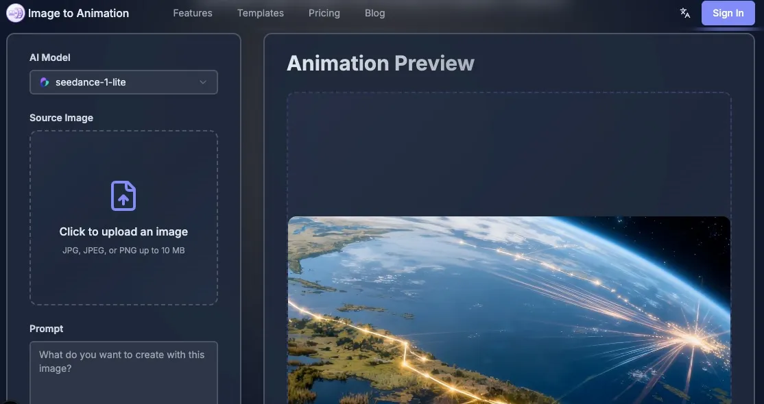 Image to Animation image