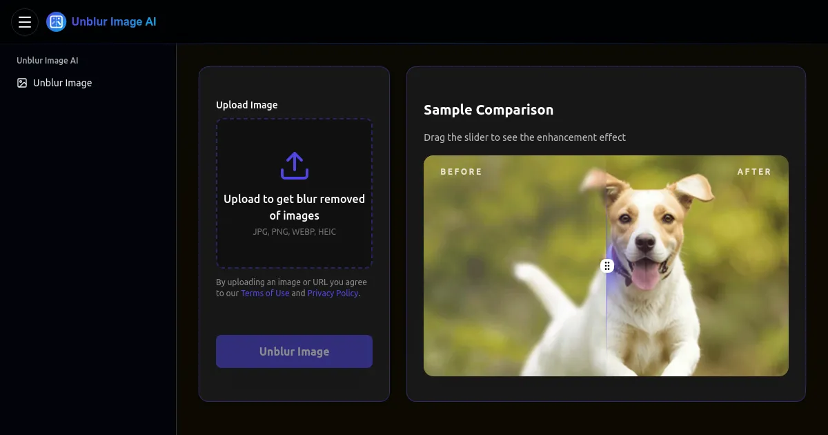 Unblur Image AI image