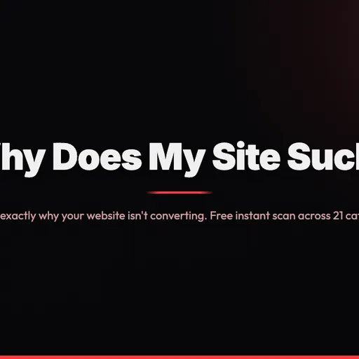 WhyDoesMySiteSuck logo