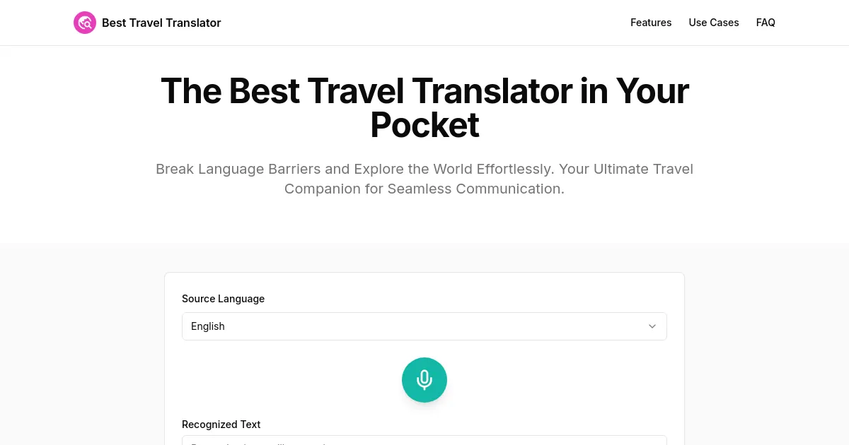 Travel Translator image