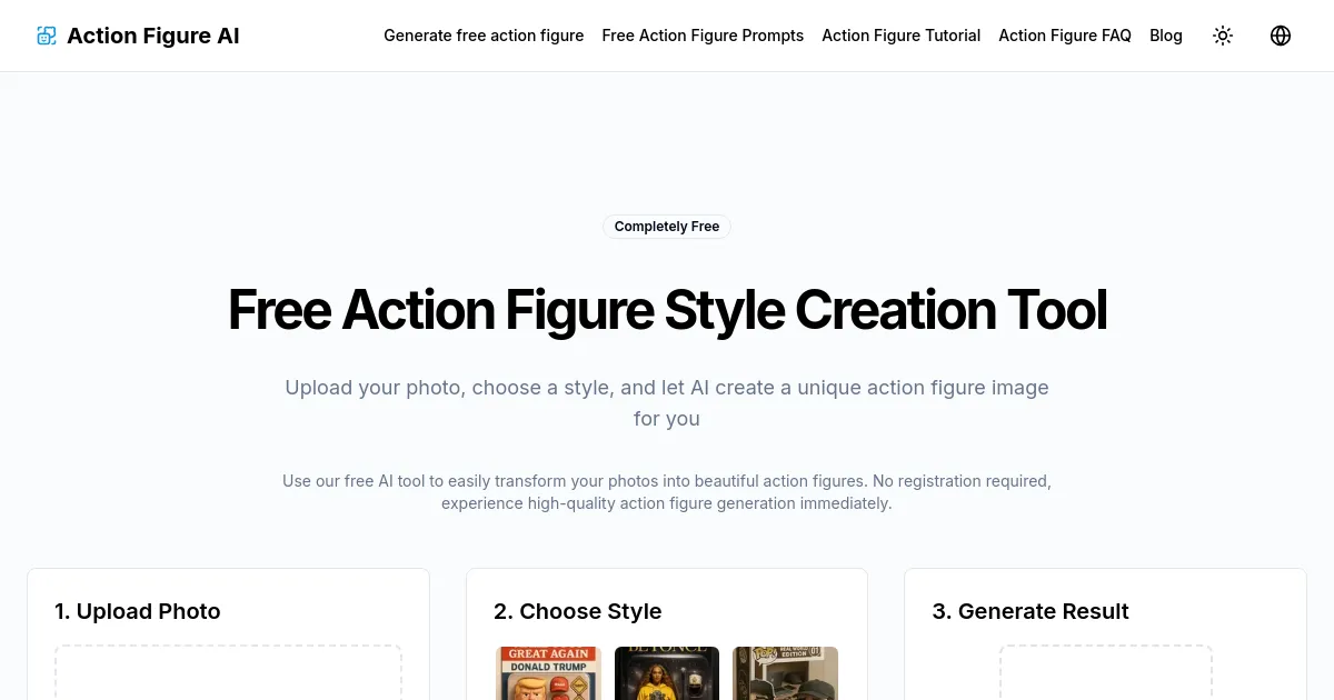 Action Figure AI image