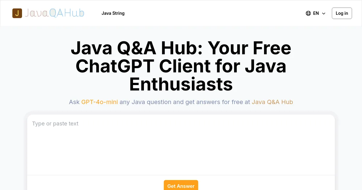 Java Q&A Hub image