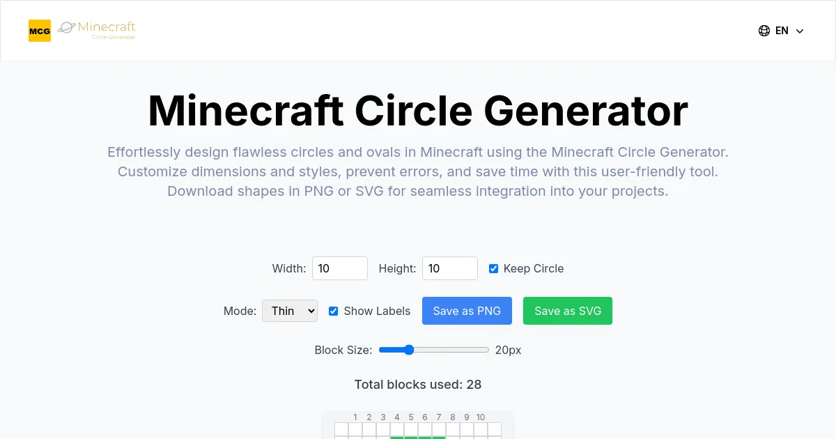 MC Circle Generator image
