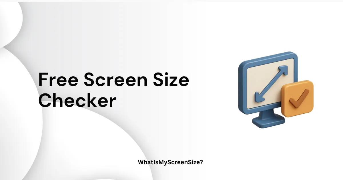 Screen Size Checker image