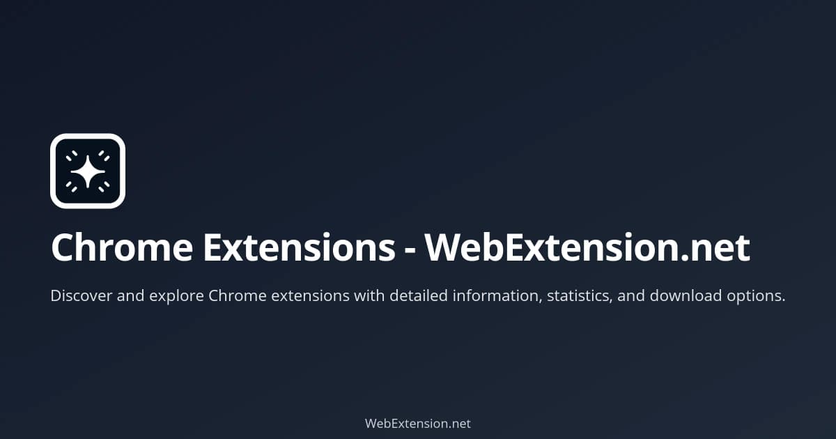 WebExtension.net image