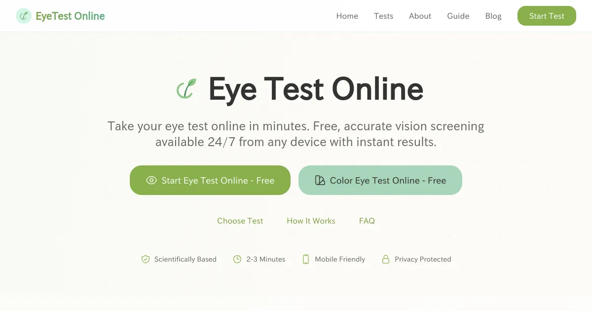 EyeTest Online image